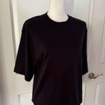 Vince PIMA COTTON WIDE SLEEVE CROP T-SHIRT. Size M. MSRP $125 Photo 4