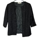 Vintage Marshall Field & Company 100% Wool Black Beaded Blazer Jacket Size 38 Photo 0