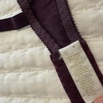 Vintage Victoria’s Secret Unlined Underwire Bra 36B Purple Lace Made In USA Size undefined Photo 2