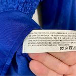 J.O.A. Just One Answer Women’s Long Sleeve Peplum Blouse Navy Size Small EUC Photo 4