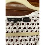 Jeanne pierre V neck crochet pullover sweater size medium Photo 1
