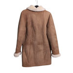 Mill Valley Sheepskin & Leather Co. Tan Suede Shearling Jacket Penny Lane 6 Photo 3