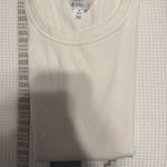 Market & Spruce White ribbed t shirt Photo 2