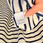 Tuckernuck  The Navy Knit Stripes Frenchie Dress Medium Sweater‎ Dress Fall Cozy Photo 6