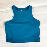 Spiritual Gangster Long Line Sports Bra in Blue Teal – Size Small Photo 1