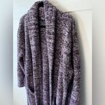 Barefoot Dreams Cozychic Knit Purple Soft Robe With Tie Women’s Size 2 Photo 2