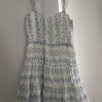 Saylor Jaime Ruffled Floral Cotton Mini Dress Photo 1