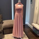 Women’s Pink Full Length Strapless Prom Party Dress S NWT **READ DESCRIPTION Pink Photo 8