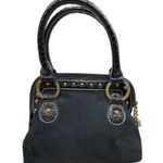 Kathy Van Zeeland Womens Black Faux Suede Mini Handbag SKU 1459 Photo 0