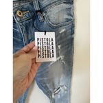 Pistola Anthropologie Low Rise Slim Boyfriend Denim Jeans Light Blue Size 26 NEW Photo 6