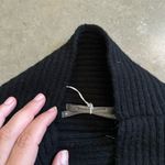 Anthropologie  black dropped shoulder sweater Xs nwot Photo 1