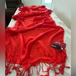 Apt. 9  Orange Wrap Scarf with Soft Texture Photo 1