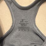 Nike Pro Gray and Black Sports Bra Photo 1