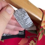 Sag Harbor Vintage Women’s Size 18 Red Floral Print Dress Spring Summer Vacation Photo 3