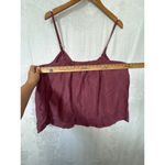 Athleta  Tank Top 3X Mauve Satin Adjustable Calm Cool Cami Sleep Shirt Photo 5