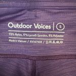 Outdoor Voices  Move Free 7/8 Leggings Deep Purple Small Athletic Athleisure Gym Photo 2
