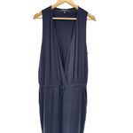 Beyond Yoga  Easy Gather‎ Midi Jumpsuit Black Large Lounge Style # MB6140 Photo 4