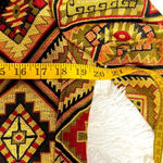 Vintage Silverado Tapestry Jacket Native American Print Made in USA Gold Size M Photo 8