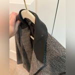 EXPRESS New  Black Gray Suit Jacket Blazer Business Professional Photo 2