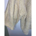 Very J  Cream Open Cardigan Poncho Size Small Thick Knit Cottagecore Photo 3