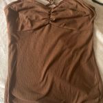 Spaghetti Tank Brown Size 0 Photo 0