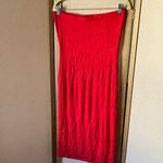 Better Be  Vibrant Red strapless dress large Photo 5