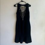 THEIA Sleeveless Beaded Sequin Black Dress Size 6 Photo 12