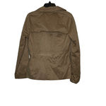 Ambition Womens Swing Jacket Size Medium Tan Button & Tie Front Lined Photo 6