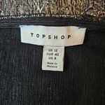 Topshop NWT!  Black and Silver Micro Mini Dress Size 8 Photo 8