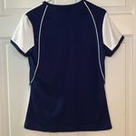 Pro‎ Celebrity Women’s Auburn Tigers Short Sleeve V Neck Top Size Medium Blue Photo 3