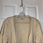Peter Nygard  Tan Ruffle Trim Open Front Cropped Cardigan 1X Photo 2