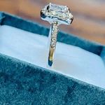 Diamond CZ Silver Ring Size 7 NEW Photo 5