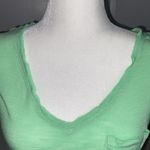 Aerie Green V-Neck Pocket Tee Photo 1