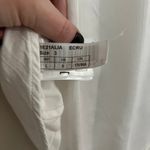 Ba&sh  White Button Down Lady Shirt Classic Workwear Career Top Size Large Photo 13