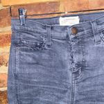 Current/Elliott Black Wash Denim Cut-Off Distressed Jean Shorts Women's Size 28 Photo 1