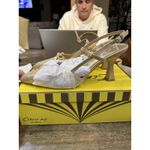 Sam Edelman Circus NY Monica Shimmer Bow Detail Slingback Dress Pumps Size 9.5 Photo 3