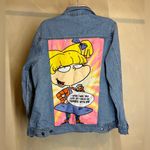 Nickelodeon Rugrats Angelica Pickles Women's Button Up Denim Trucker Jacket|Sz:M Photo 15