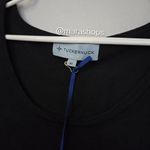 Tuckernuck  Perrin Black Short Sleeve Scoop Neck Ruffle Sweater Photo 3