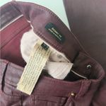 Massimo Dutti Size 6 Burgundy Skinny Jean Photo 4