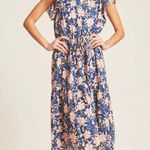 Birds of Paradis by trovata Kristi Midi Dress Blue Photo 0