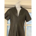 Proenza Schouler RTR  White Label Esther Faux Leather Midi Dress Size 6 Photo 14