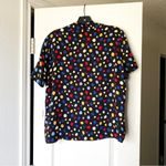 Reformation  Top Cuba Party Travel Vacation Polo Button-Down Fiesta L NWT Photo 3