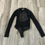 Victoria's Secret Victoria Secret Elegant Black Lace Bodysuit Photo 1