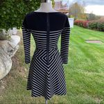 BCBGMAXAZRIA BCBG Black/White Koryn Striped Dress Photo 9