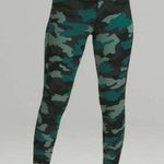 Lululemon Base Pace HR legging 25” Color: Heritage Camo Tidewater Teal 10 NWOT Photo 0