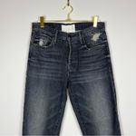 Mother Superior The Saint Chew Gray Straight Leg Cropped Raw Hem Jeans Size 25 Photo 5