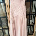 BHLDN Vera Wang Blush maxi dress formal strapless tulle long Bridesmaids VW360154 Photo 0