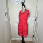 Romeo + Juliet Couture NTM: NWT Coral Crochet Short Sleeve Knee Dress Sz M Photo 6