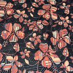 LuLaRoe Carly swing dress size small (6-8) black orange geometric pattern floral Photo 5