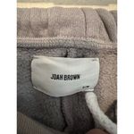 Joah Brown  Fitted Terry Sweat Short Size Small/Medium Gray Drawstring NWT Photo 4